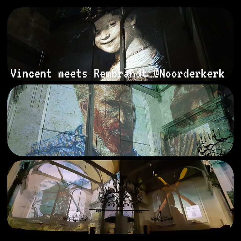Amsterdam Vincent meets Rembrandt in de Noorderkerk © foto Wilma_Lankhorst