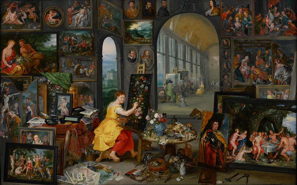 Allegorie op de schilderkunst (ca. 1625-1630) Jan Brueghel de Jonge - Collectie JK Art Foundation © foto Peter Cox
