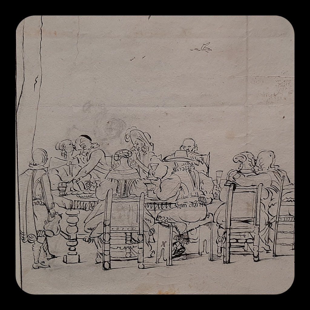 Bucerius Vrolijk gezelschap aan tafel in de buitenlucht (1659-61) © Gesina ter Borch © foto Wilma_Lankhorst