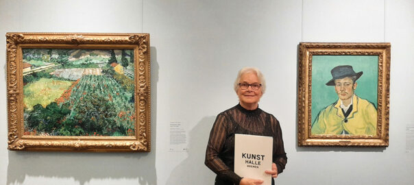 Kunsthalle Bremen Wilma met Van Gogh bij de Verjaardagsgasten © foto Wilma_Lankhorst