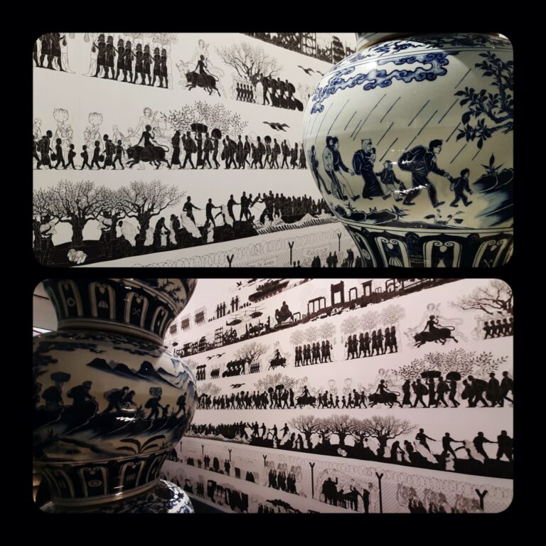 Ai Weiwei, In Search of Humanity © collage Wilma Lankhorst.
