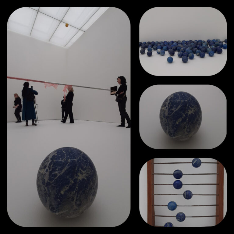 Alicja Kwade Zaal 5 Attractor, The Sun en Linienland © Alicja Kwade © foto's Wilma Lankhorst.