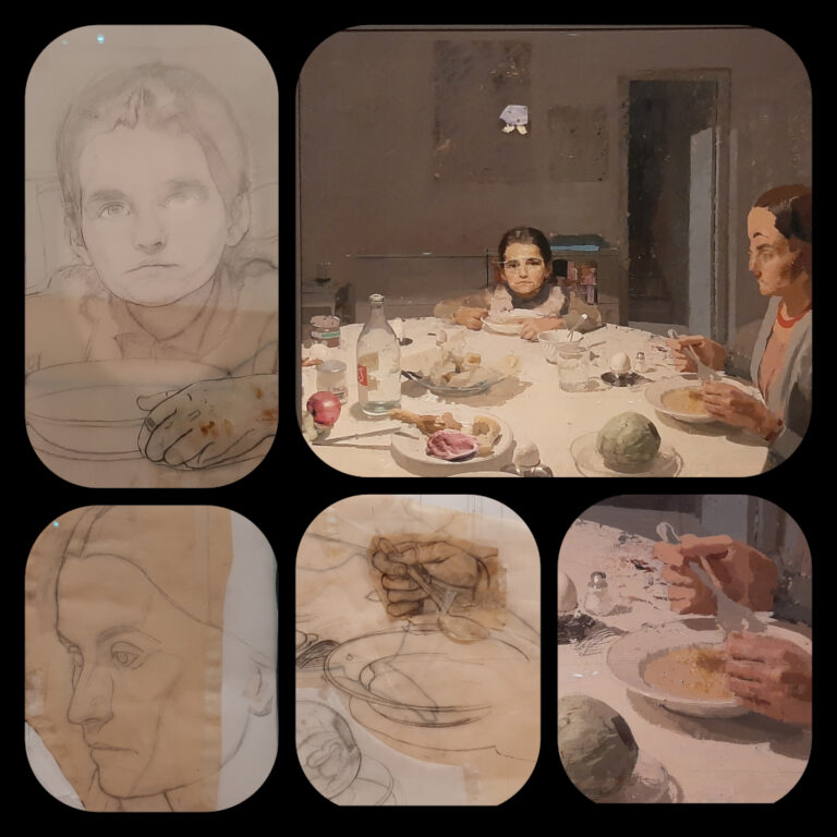 Antonio López La cena (het diner (1971-1980) © Antonio López © foto Wilma Lankhorst.