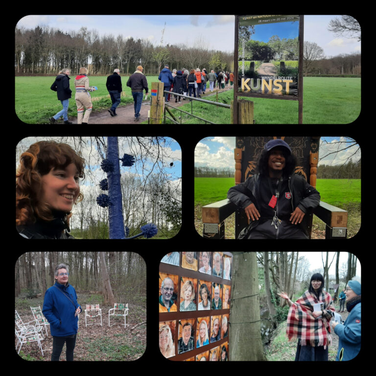 Kunstwandelroute De nieuwkomers op de Kunstwandelroute © foto Wilma_Lankhorst.