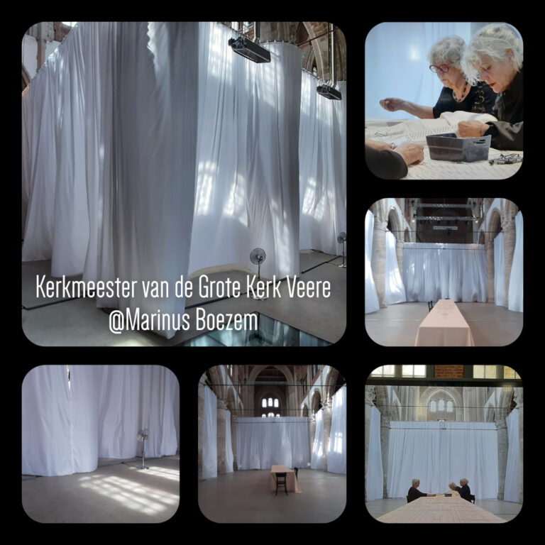 Veere Installatie de onvoltooide kerk © Marinus Boezem © foto Wilma_Lankhorst