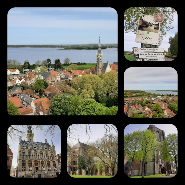 Veere Zicht op Veere vanaf de Grote Kerk, ervaar wat Nescio zag © foto Wilma_Lankhorst.