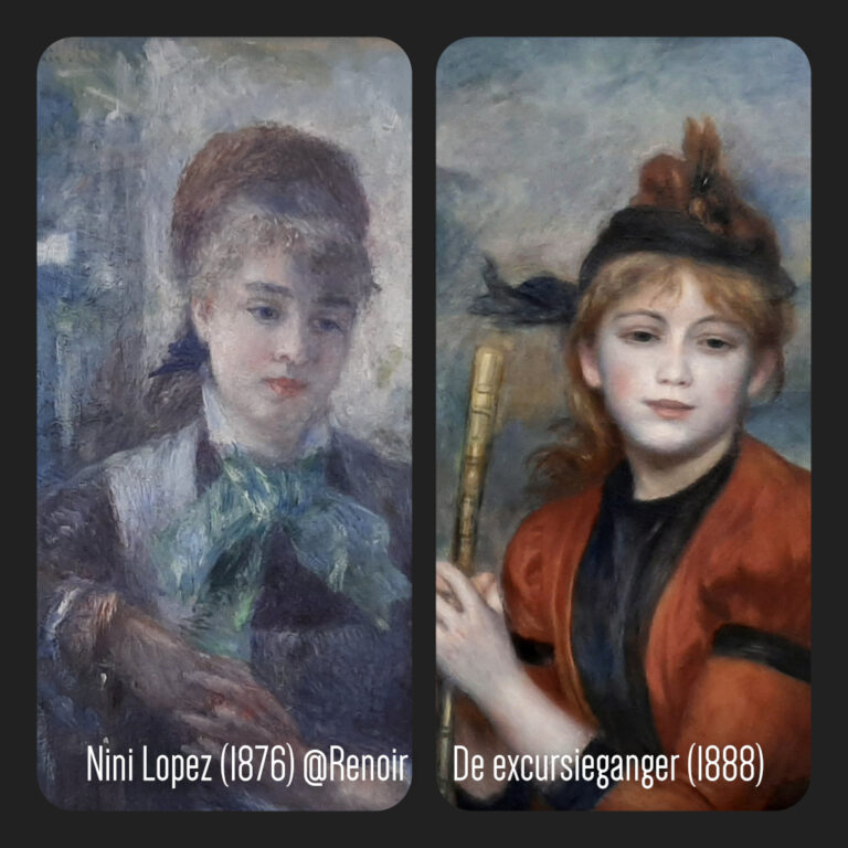 Impessionisme Twee portretten van Auguste Renoir © foto Wilma_Lankhorst