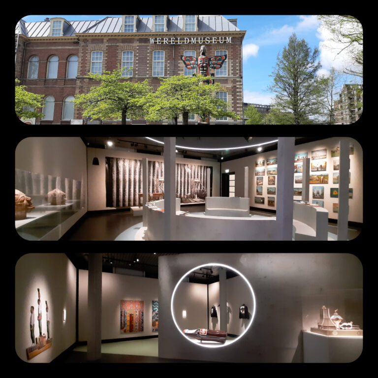 In schitterend licht nu te zien in het Wereldmuseum Leiden © fotocollage Wilma_Lankhorst.