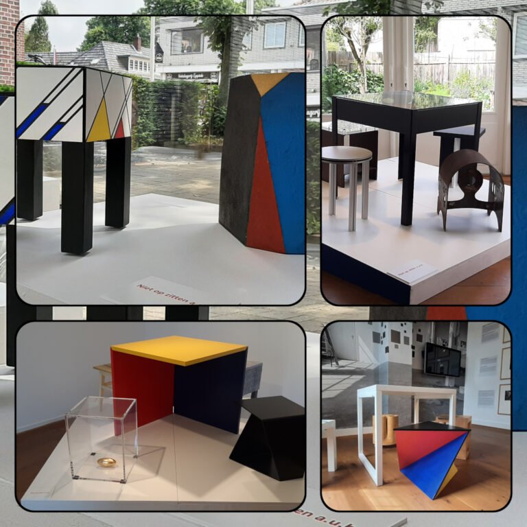 Achterhoek Impressie Hommage aan Mondriaan in Villa Mondriaan © collage Wilma_Lankhorst.