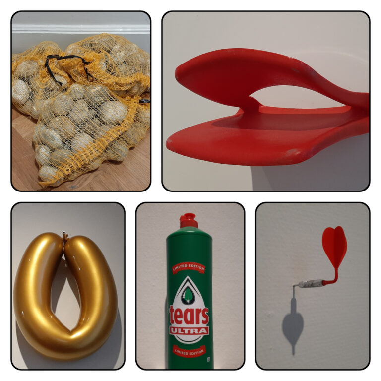 Marcel Broodthaers Serie objecten uit Wat zou Marcel Broodthaers doen © collage Wilma_Lankhorst.