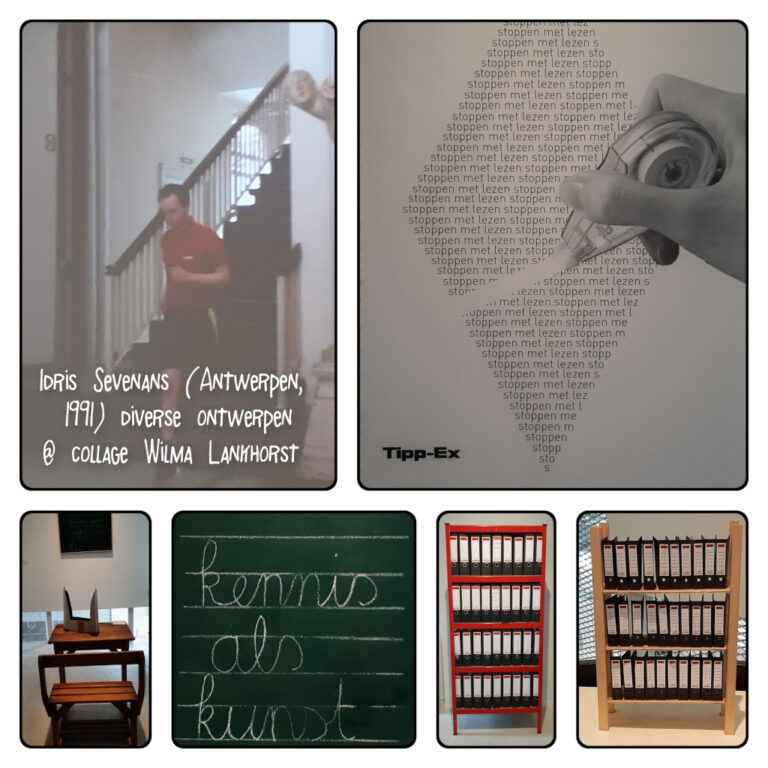 Marcel Broodthaers Diverse werken Idris Sevenans (Antwerpen, 1991) © collage Wilma_Lankhorst