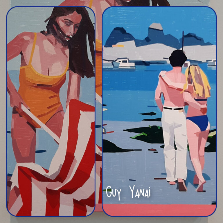 Zomer 2024 Twee zomerse werken van Guy Yanai © collage Wilma_Lankhorst.