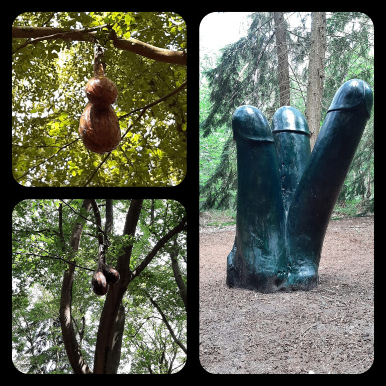 Lustwarande 2 x Henrique Oliviera en 1 x Maria Roosen © fotocollage Wilma_Lankhorst