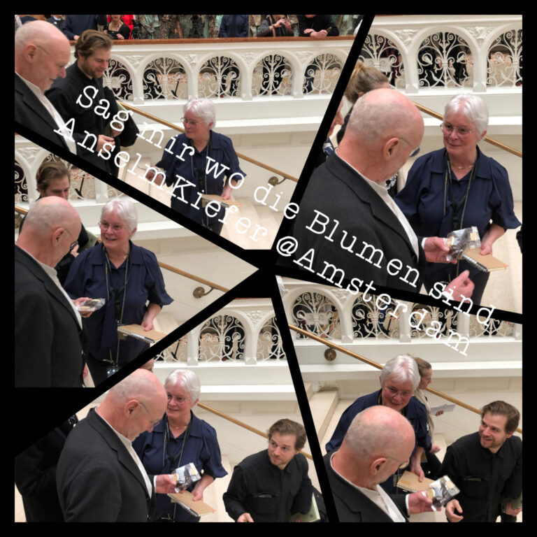 Mijn ontmoeting met de kunstenaar ©foto Hélène Hartman, collage Wilma_Lankhorst