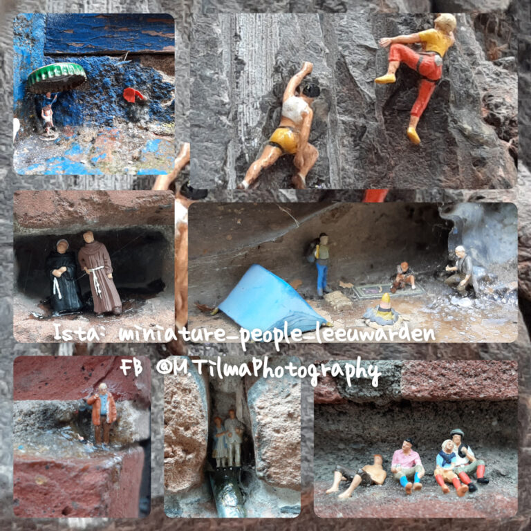Leeuwarden Collage van Miniature People Leeuwarden © Michel Tilma © foto Wilma_Lankhorst