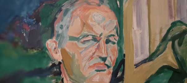 MUNCH Zelfportret Edvard Munch (detail) © foto Wilma_Lankhorst.