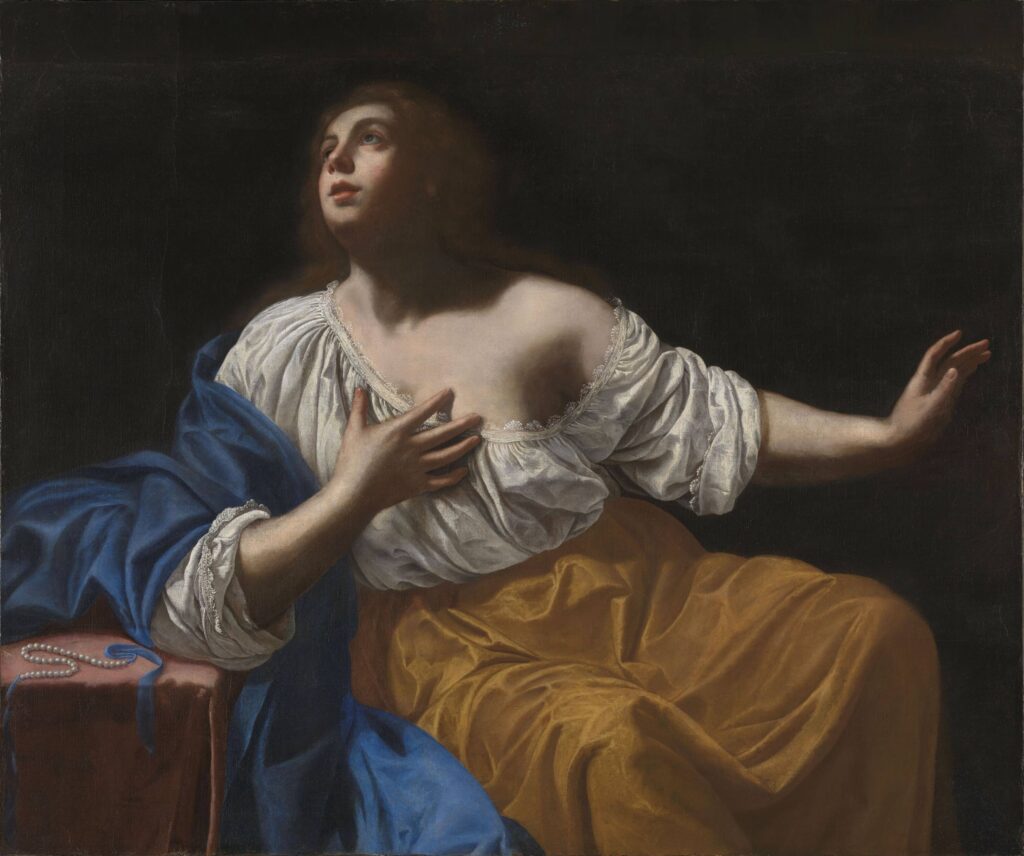 Oslo_Mary Magdalene Penitent  (ca. 1640) © Artemesia Gentileschi © foto Nasjonalmujseet Børre Høstland.
