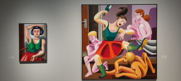 Leipzig Hotspot Twee werken van Christoph Ruckhäberle (1972) © foto Wilma_Lankhorst.