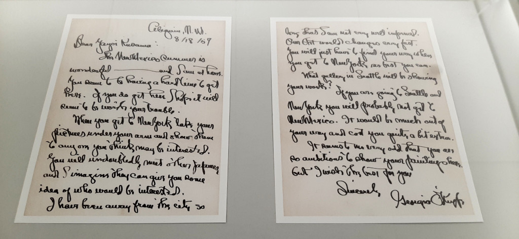 Yayoi_Kusama Brief (kopie) van Georgia O'Keeffe aan Yayoi Kusama (18.8.1958) © foto Wilma_Lankhorst