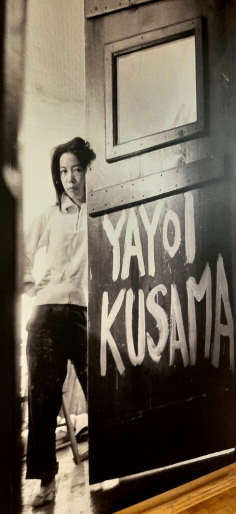 Yayoi Kusama in New York © foto Yayoi Kusama.