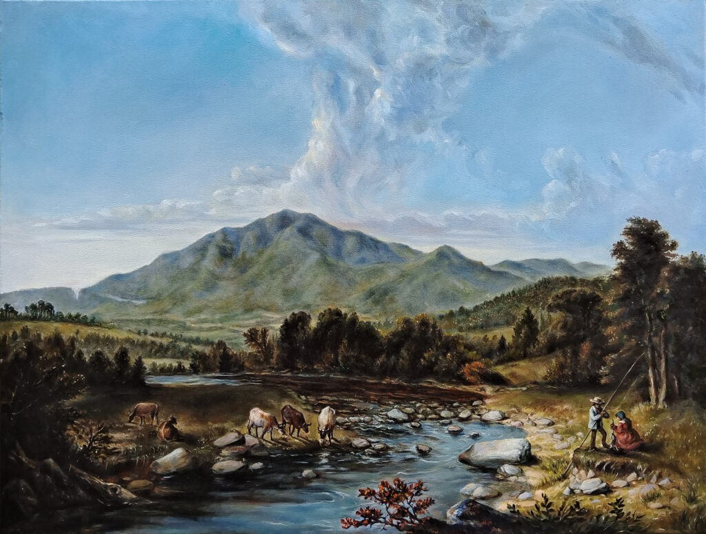 Youzan_Chen Landschap, studie  (2025) © Youzan Chen © foto Yoyo Art.