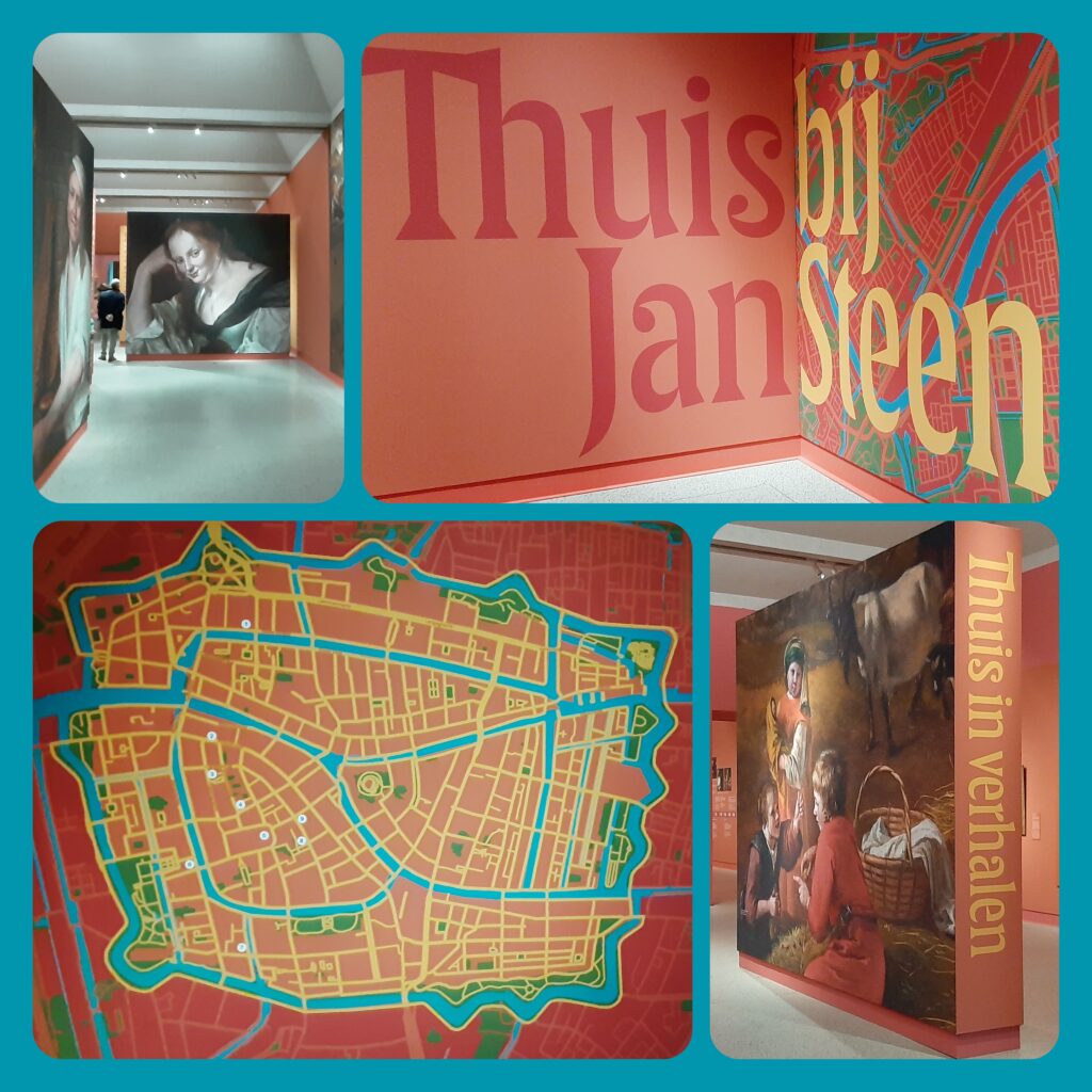 Jan_Steen Kaart leiden met locaties uit het leven van Jan Steen © collage Wilma_Lankhorst.