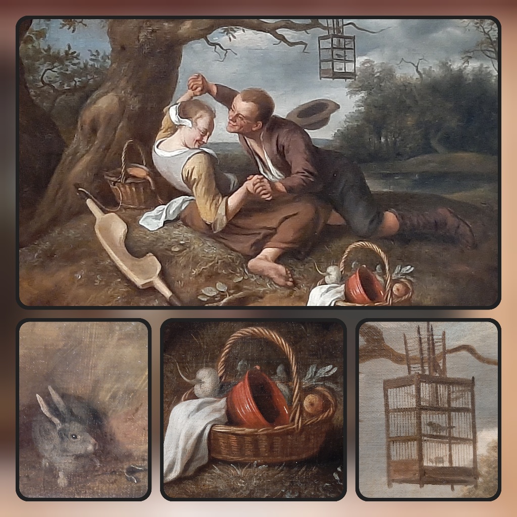 Jan_Steen Stoeiend paar (1670-1679) © Jan Steen © collage Wilma_Lankhorst.