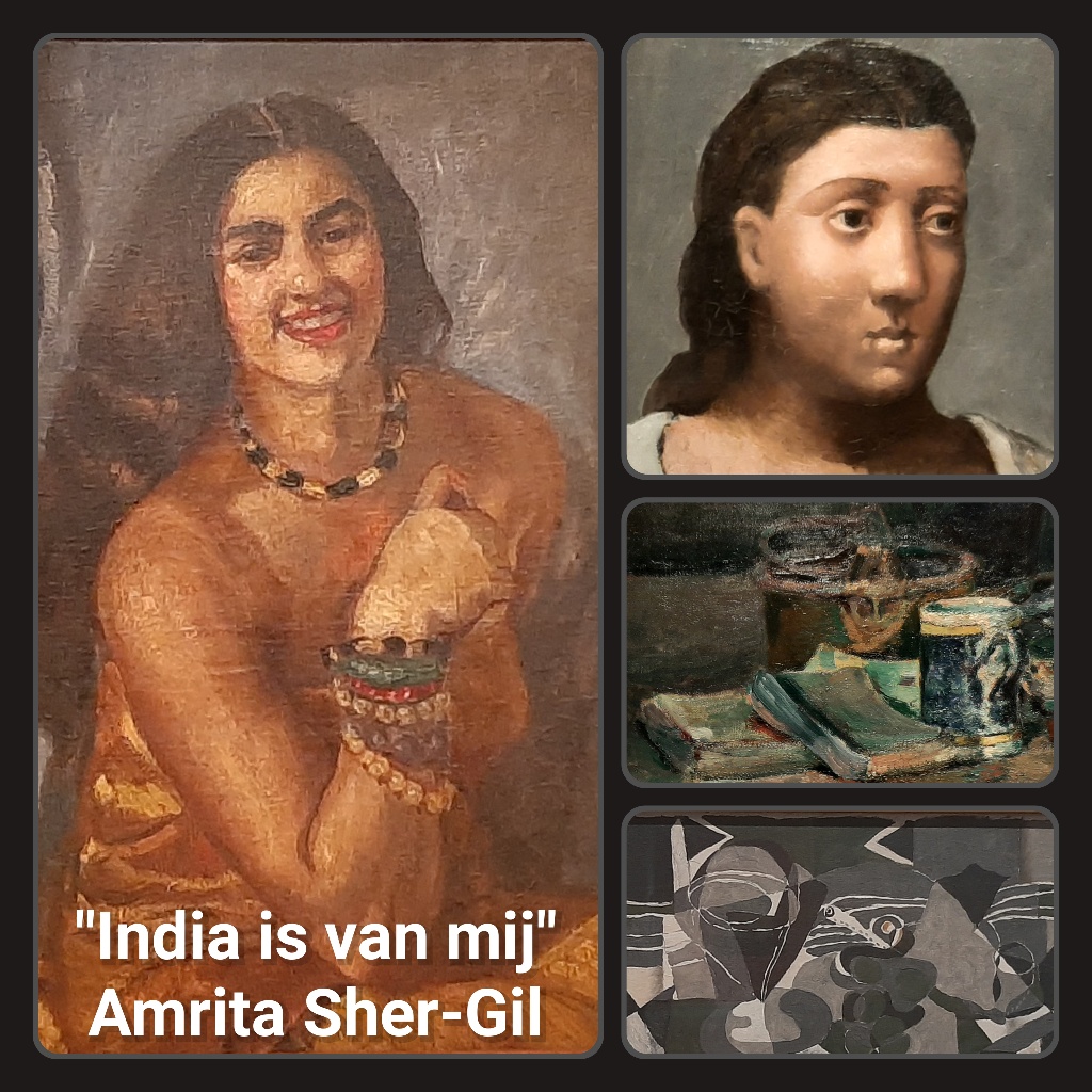 Amrita_Sher_India is van mij! (1928-1934) © Amrita Sher-Gil © fotocollage Wilma_Lankhorst
