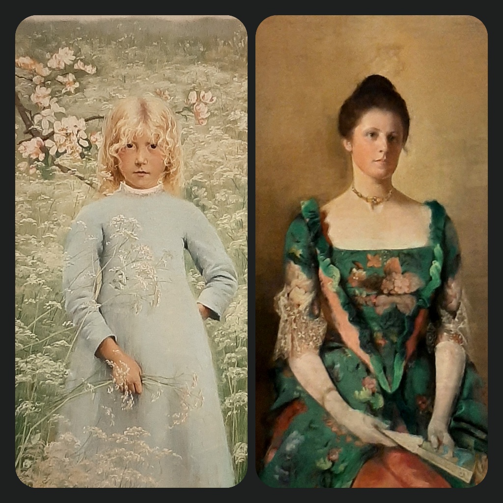 Tweemaal Anna Edle Margreth Wendel Jarlsberg links 1885 en rechts 1899 © Asta Norregaard © foto Wilma Lankhorst.