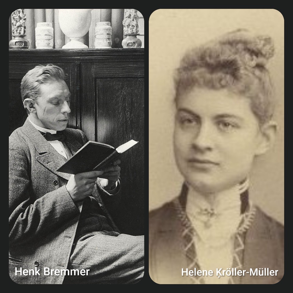 Henk Bremmer (l) Helene Kröller-Müller r. (1888) © foto Kröller-Müller Museum.
