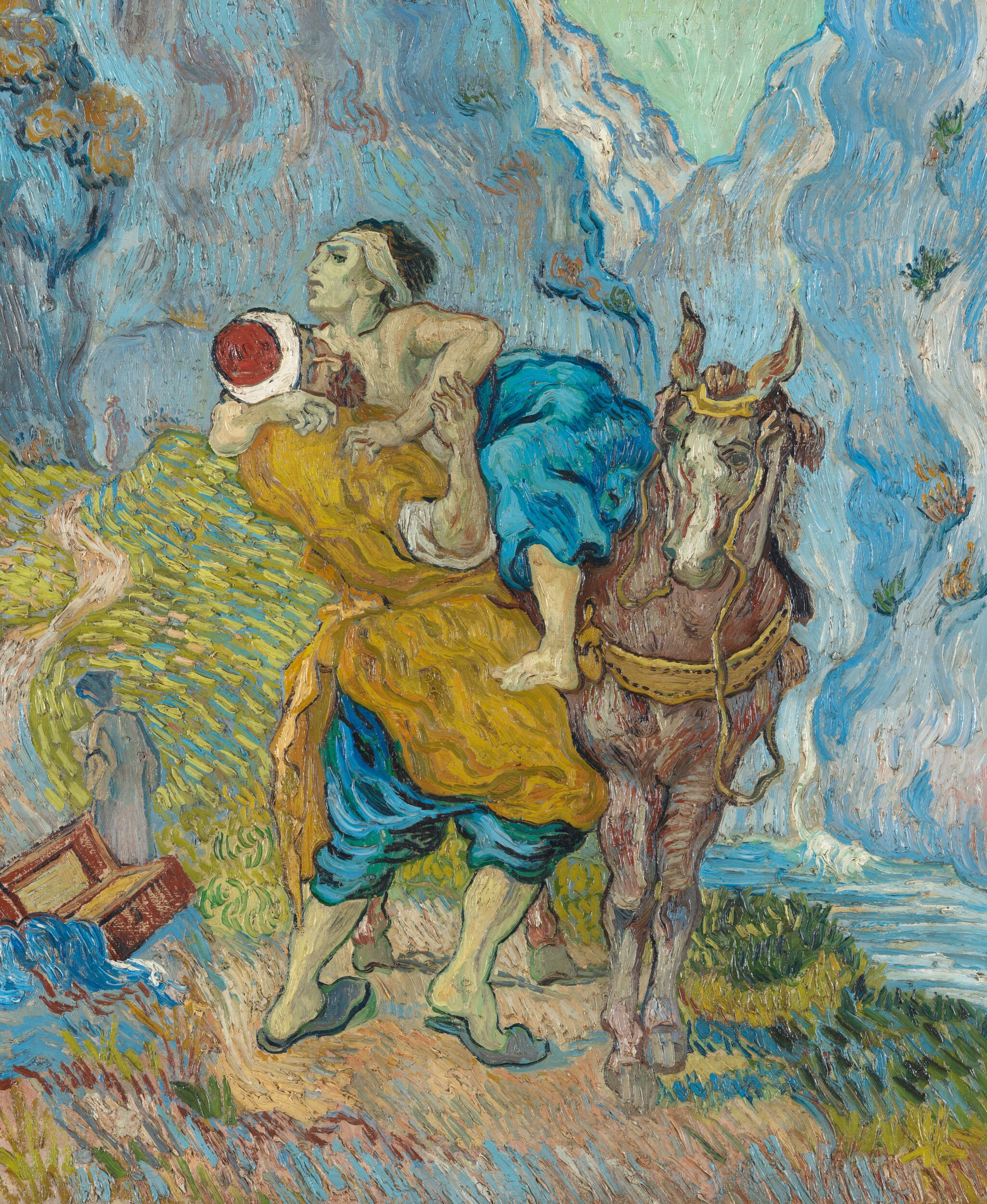 Kröller_Müller Museum © Vincent van Gogh, De barmhartige Samaritaan (naar Delacroix 1890) © Vincent van Gogh.