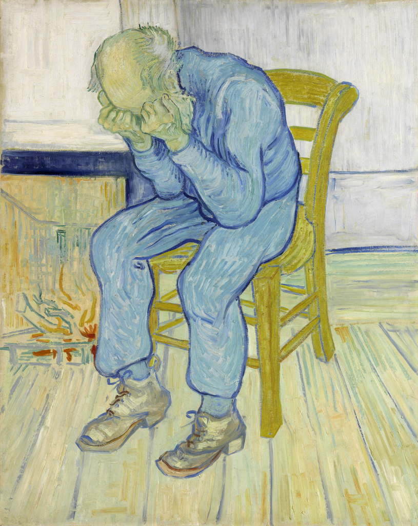 Kröller_Müller Treurende oude man © Vincent van Gogh (1890)