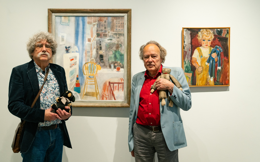 Jan_Sluijters_Links Victor en rechts Jan Kuijpers, twee kleinzonen van Jan Sluijters © foto Noordbrabants Museum.