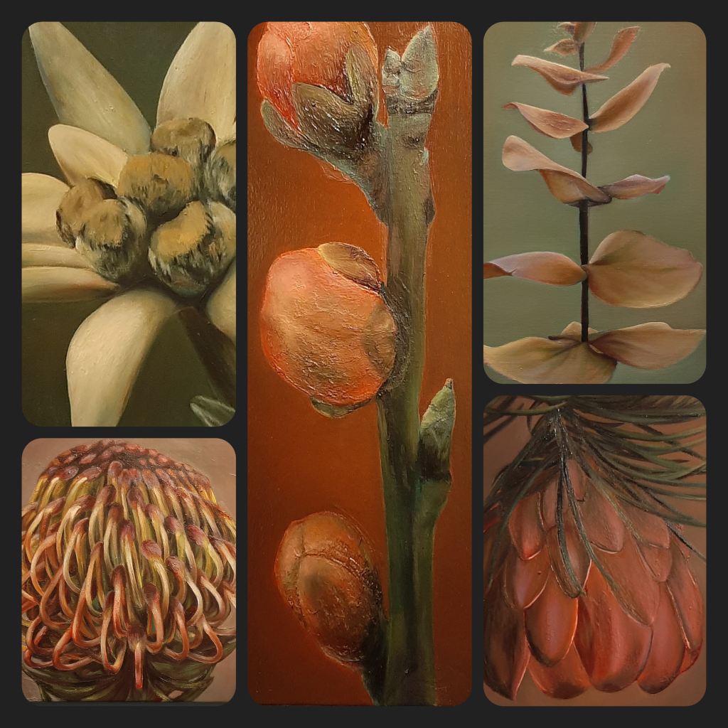 Schunck Impressie serie bloemen Zuid-Afrika © Ina van Zyl © fotocollage Wilma_Lankhorst